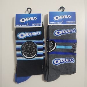 Oreo Cookie Crew Socks Bundle Of 2 NWT